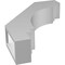 Ekena Millwork 3-in. W x 12-in. D x 16-in. H Pescadero Architectural Grade PVC Knee Brace BRCP03X12X16PEC - alternate 5